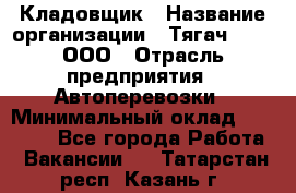 Кладовщик › Название организации ­ Тягач 2001, ООО › Отрасль предприятия ­ Автоперевозки › Минимальный оклад ­ 25 000 - Все города Работа » Вакансии   . Татарстан респ.,Казань г.